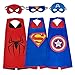 Mijoyee Superhero Dress Up Costumes and Mask set of 3 different styles