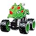PBOX Dinosaur Monster Truck Toys,Stunt 360° Spin Friction Powered Cars for Kids,Push and Go Vehicles Toddler Toys for Aged 3-12 Year Old Boys & Girl Gift