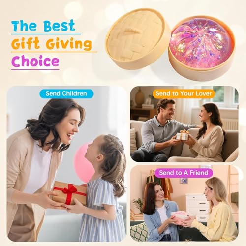 ORCHID M® Glitter Dumpling Squishy Mystery Box 2 Pack,Cute Simulation Baozi Squeeze Toy SoftNon-Sticky Decompression Fun Plaything ForTeens (2pcs)