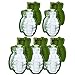 MoldFun 5-Pack Grenade Ice Mold Life Size 3D Hand Grenade Soap Bath Bomb Whisky Ice Cube Ball Maker Tool, Nice Gift for Drinker and Military Fans