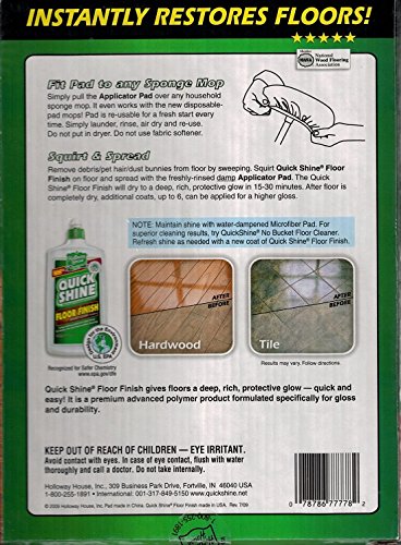 Quick Shine Starter Kit Contains One 16-Ounce Floor Finish and One Microfiber Bonnet