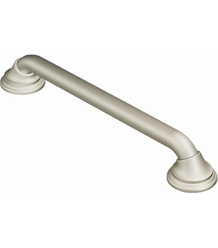 Moen Glyde Posi-Temp Duscharmatur – Nur Brauseteil, Gebürstetes Nickel, Mit 3-Zoll Duschkopf, LifeShine Finish