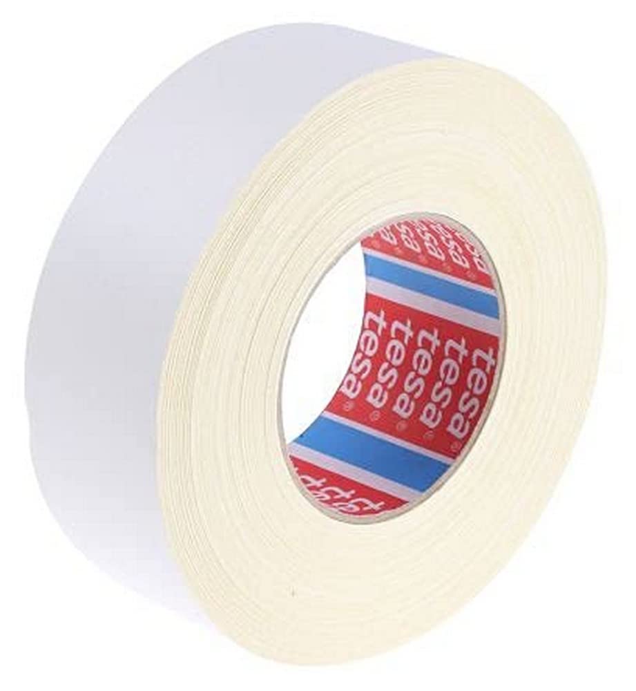 Tesa 4651-509-00 "Premium" Cloth Tape, White, 50 m x 19 mm