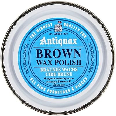 Antiquax Brown Wax Polish Wood Furniture Antiques 250ml Rich Color Restoration