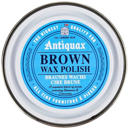 Antiquax Brown Wax Polish – Restores & Enhances Wood with a Rich Brown Finish | Ideal for Furniture & Antiques, 250ml