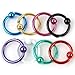 Lot 20 Captive Bead Rings ear belly lip eyebrow 14g or 16g gauges GLOW GLITTER MIX 3/8 5/8