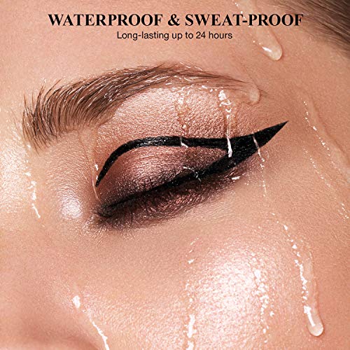 VANTICA Liquid Eyeliner & Gel Eyeliner Pencil 2 In 1 Double end Felt