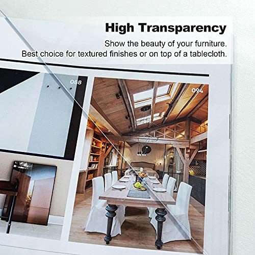 LovePads Upgraded Version Thick 40 x 84 Inches Clear Table