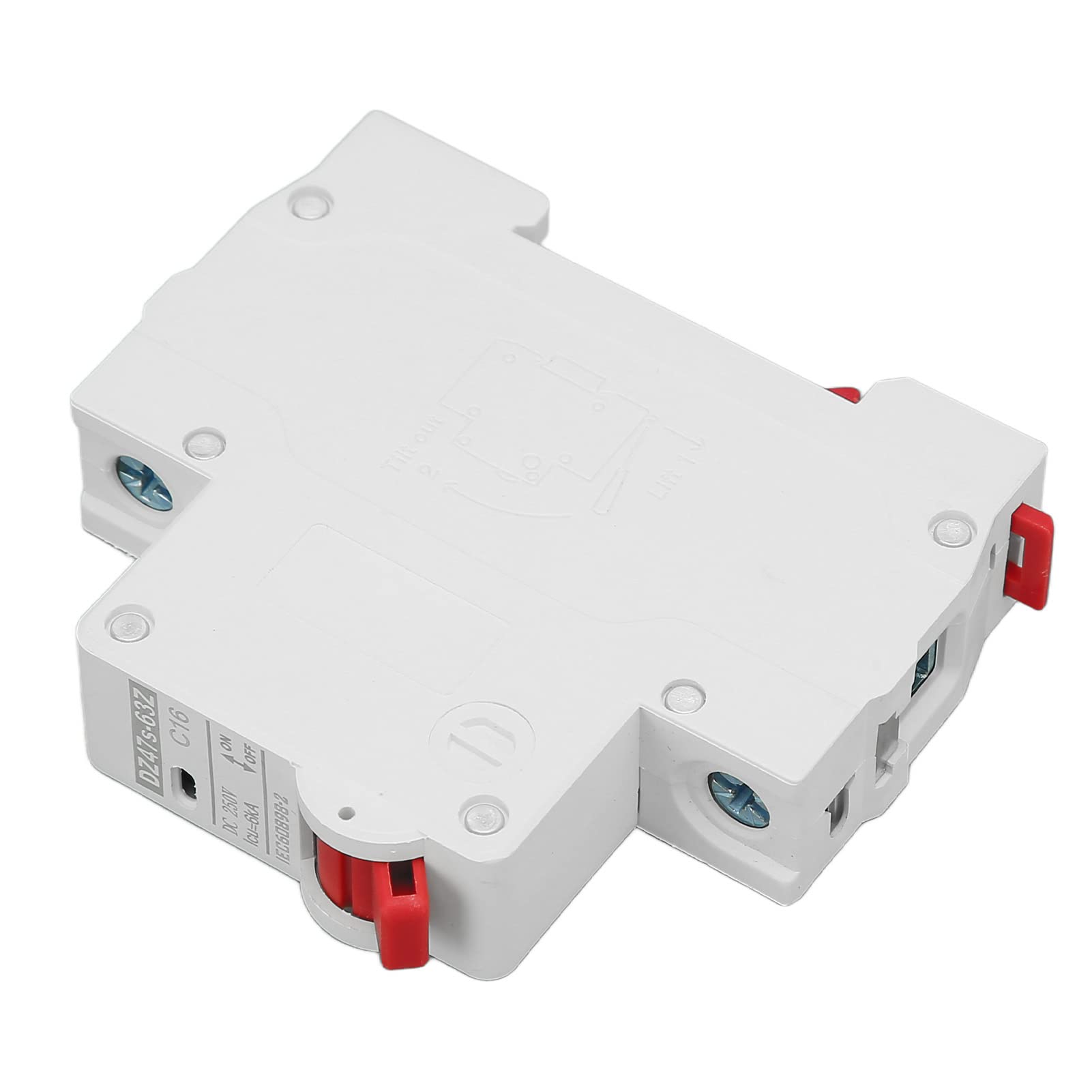 WiFi-Enabled DIN Rail Circuit Breaker for Solar PV Systems — 1P DC 250V 16A Miniature Isolator with Real-Time Power Metering & 6000A Breaking Capacit