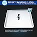 SR SUN RISE Luxury 12 Inch Large Square Stainless Steel Shower Head High Pressure Rainfall Showerhead Ultra Thin Water Saving Polished Chrome