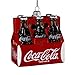 Kurt Adler 3-1/2-Inch Glass Coca-Cola Six Pack Ornament
