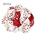 Latex Balloons for Wedding, Birthday, Anniversary and Special Occasions, 6pcs Hanging Hearts and 20pcs Balloons