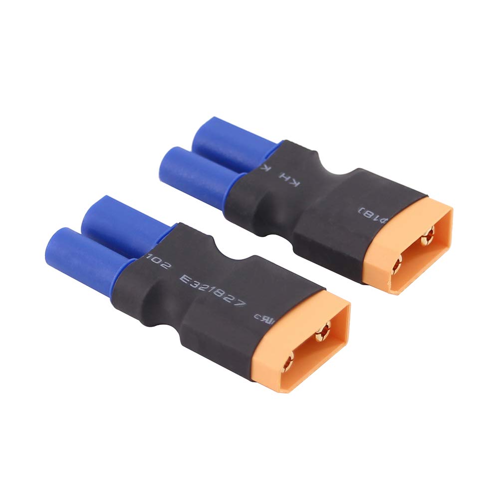 OliRC 2pcs Male XT90 XT-90 to Female EC5 Connector Adapter(C103-2)