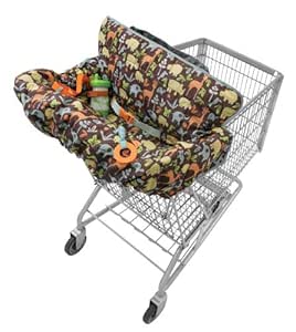 double shopping cart cover