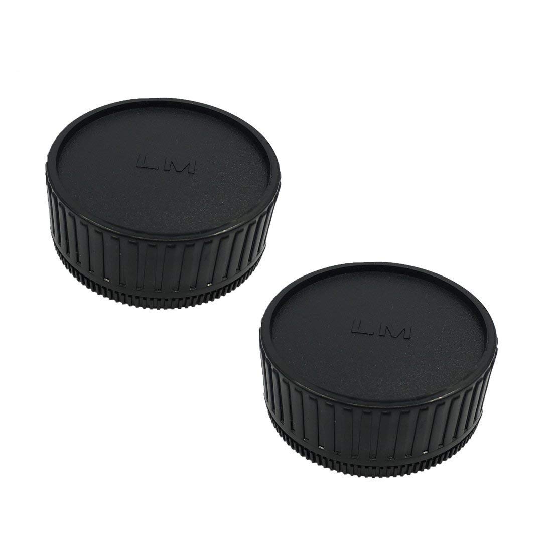 HomyWord Rear Lens Cap and Camera Body Cover Cap For Leica M-Mount lens fits Ricoh A12 Leica M Module, Leica M3, M2, M1, M4, M5, CL, M6, MP, M7, M8, M9