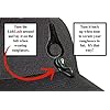 LidsLash-Magnetic-Sunglass-Strap-Eyewear-Retainer-for-hats-Glasses-strap-is-perfect-for-hunting-fishing-golf-or-any-outdoors-activity-Keep-sunglasses-High-Tight-and-Secure-on-any-hat-brim