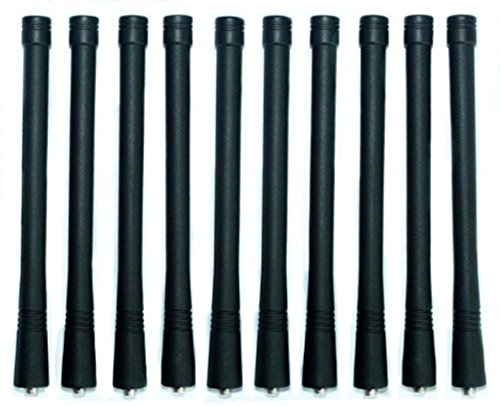 bestkong 10 X VHF Antenna for Motorola Two Way Radios HT1000 MTS2000 XTS2500 XTS3000 XTS3500