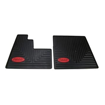 Peterbilt Motors Semi Truck Oem Ribbed Slush Style Front Floor Mats Set