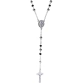 Hengbofeng Cross Necklace for Men,Stainless Steel Pendant,Christian Cross Pendant with 18-20 Inches Chain,Mens Necklace Jewelry Gifts For Dad,Friends,Brother