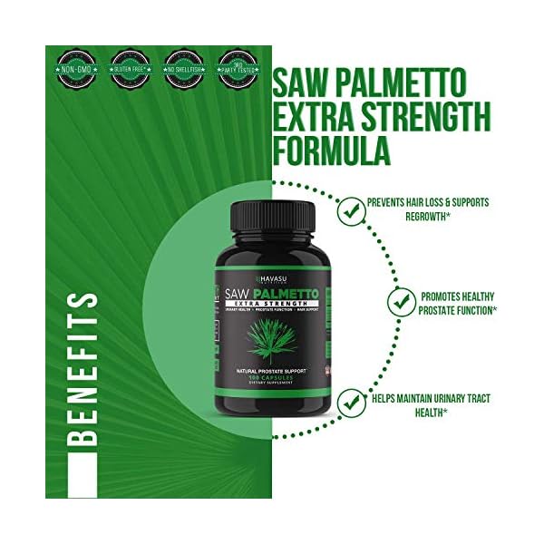 Saw Palmetto Prostate Supplements for Men to Extenze Youth & Reduce Prostate Inflammation DHT