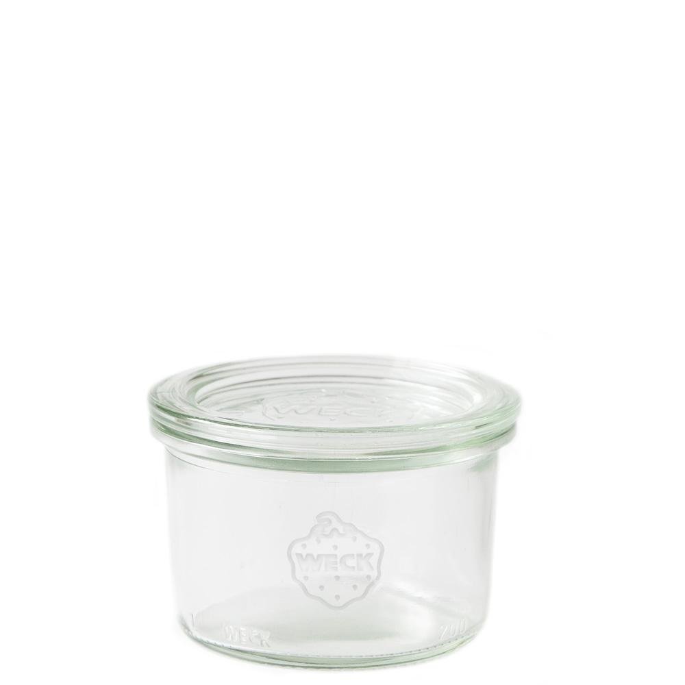 Weck SET OF TWELVE Small 200ml Jars. German Made Classic Design. Model 751.