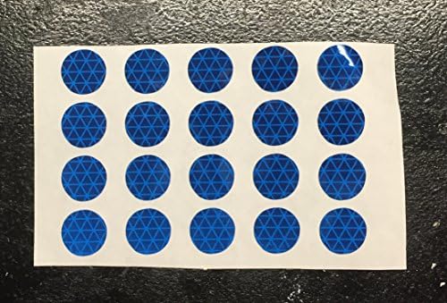 Blue Reflective High Intensity V92 1 inch, 20-dots
