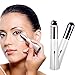 Heated Sonic Vibration Eye Roller Massager, Seed Rechargeable 40℃ Under Eye Zone Facial Massager Wand Pen with High Frequency Vibration Relieving Dark Circles Fatigue and Puffiness Two Modes