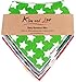 Baby Bandana Drool Bibs for Boys and Girls, Soft, Highly Absorbent, Comfortable, Hypoallergenic, 100% Organic Cotton for Drooling and Teething, Baby Shower Unisex 8-Pack Gift Set by Klim and Leo