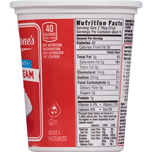 2 Breakstone+Reduced+Fat+Sour+Cream