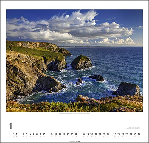 Cornwall Kalender 2021 Schonheit Und Geheimnis Amazon Co Uk Weingarten Books kalender cornwall 2021