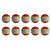Amrka 10 Pcs Colorful Pet Dog Cat Kitten Soft Eva Foam Rainbow Play Balls Golf Practice Balls Activity Toys
