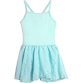 EQSJIU Toddler Ballet Leotard for Girls Camisole Solid Leotards Dance Skirts Kids Ballerina Dress Ballet Clothes 2-10 Years