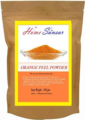 Home Sansar Natural Orange Peel Powder For Skin 100 gm
