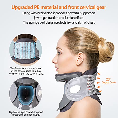Cervical Neck Traction Collar Inflatable Neck Stretcher for Neck Pain
