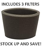 (3) Foam Filter Sleeve for Shop Vac 90585 90585-00