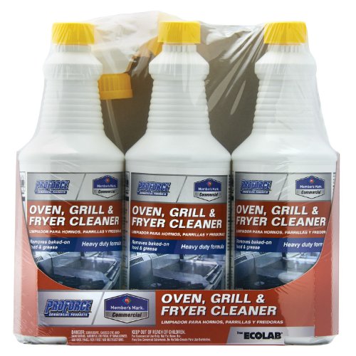 Member's Mark Commerical Oven, Grill and Fryer Cleaner - 32 Oz. - 3 Pk.