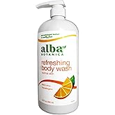 Alba Botanica Very Emollient Bath & Shower Gel - Island Citrus 32 fl oz (947 ml) Gel