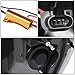 Auto Dynasty Pair LED DRL C-Bar Sequential Turn Signal Projector Headlights Compatible with Dodge Ram 1500 2500 3500 Truck 06-09, Driver and Passenger Side, Black Housing Clear Corner