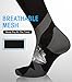 Atist Compression Socks for Women & Men, 20-30 mmhg, Crossfit, Boost Calf Muscle Performance & Stamina, Black, L/XL