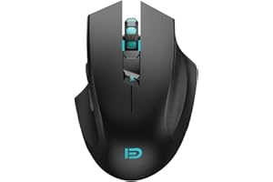 Forter i720 Silent Plus 2.4G Wireless Gaming Mouse with USB Nano Receiver, 6 Buttons, 3 Adjustment DPI Level (2400/1600/1000)
