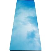 nuveti Yoga Mat Print Extra Thick TPE Non Slip Fitness Exercise Mat with Carrying Bag,72"x24" Extra Thick 6MM Exercise &amp; Workout Mat for Yoga, Pilates Fitness and Floor Exercises