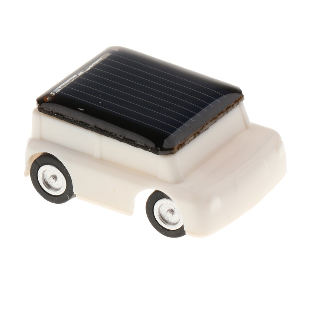 Juguetes Juegos Educativos Solar Adminículo Niños Mini Coche Jeep Blanco