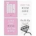 Big Dot of Happiness Omg, You're Getting Married - Engagement Party Gift for Women - Wine Bottle Label Stickers - Set of 4