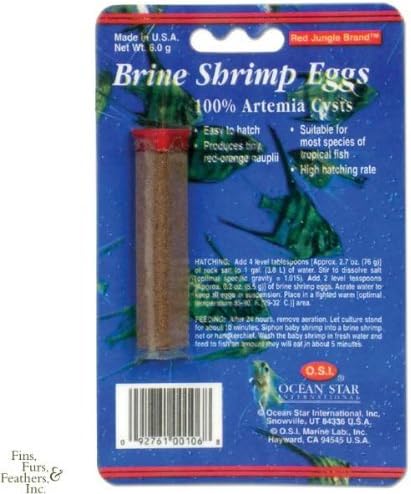 Ocean Star International AOSI0106 Osi Brine Shrimp Eggs Fish Food, 0.21 Ounce by Ocean Star International