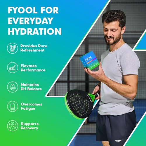 Fyool Hydration Electrolyte Powder | Electrolytes + Vitamins & Minerals | Zero Sugar & Calories | Energy Boost | Gluten-Free | Travel Essentials | Mango Passion Fruit Flavour | 30 Stick Packs