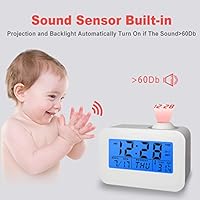 Amazon Com Kecess Digital Alarm Clock Projection Clock Ceiling