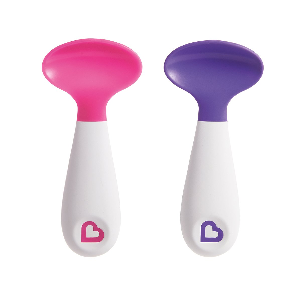 Munchkin Infant Scooper Spoons, Pink/Purple