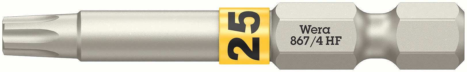 Wera - 05060509001 - Bit with Holding Function, 867/4 TORX® HF, TX 25 x 50 mm
