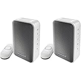 Honeywell Series 3 Portable Wireless Doorbell/Door Chime and Push Button 2 Pack (RDWL313A2000/E)