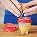Urbanviva Silicone Egg Cooker 6 Packs, Hard & Soft Boiled Maker, Egg Cups, Boiler Eggs without the Shell, BPA Free, Non Stick